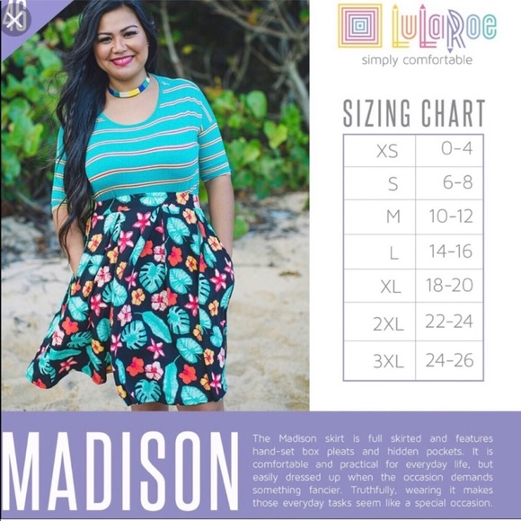 LuLaRoe Madison Skirt - Picture 3 of 3
